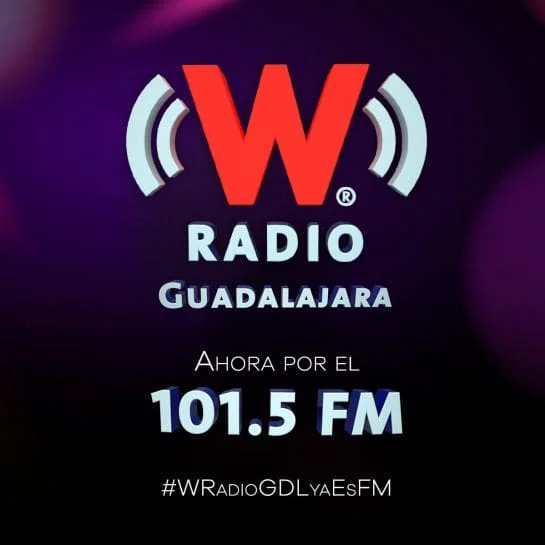 W RADIO 101.5 (GDL) - 101.5 FM - XHWK-FM - Radiópolis - Guadalajara, Jalisco