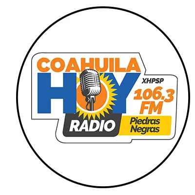 106.3 Coahuila Hoy Radio (Piedras Negras) - 106.3 FM - XHPSP-FM - Grupo M Radio - Piedras Negras, Coahuila