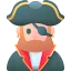 Lachende Piraat