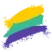 YellowTealPurple